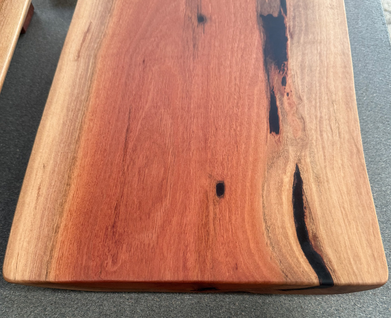 Red Gum & Black Resin Serving Board
